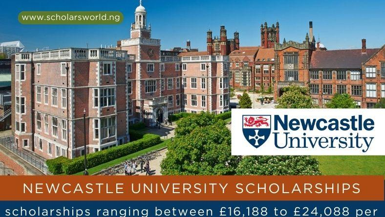 "Newcastle University Scholarship 2025 for international students, offering up to £7,000 or full tuition fee coverage for undergraduate courses in the UK."
